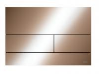 Металлическая панель смыва для унитазов TECEsquare с цветным PVD покрытием (глянец, красный, позолоченный) 9240841