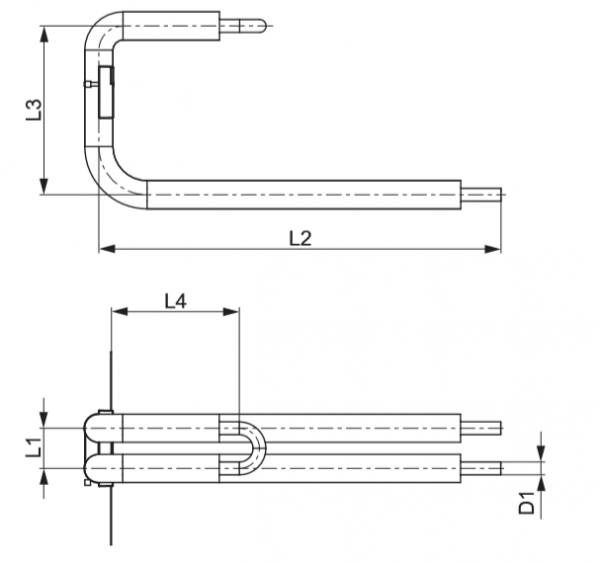 Монтажный узел TECEflex для подключения компактных радиаторов со встроенным вентилем, настенный