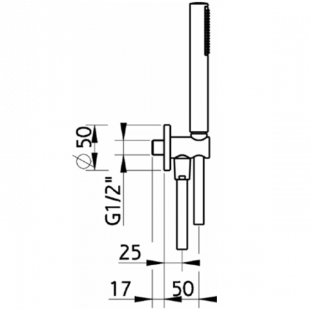 Душевой гарнитур CISAL Shower C200303021