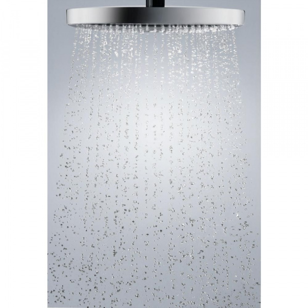 Верхний душ hansgrohe Raindance Select E 300 2jet потолочный, хром 27384000