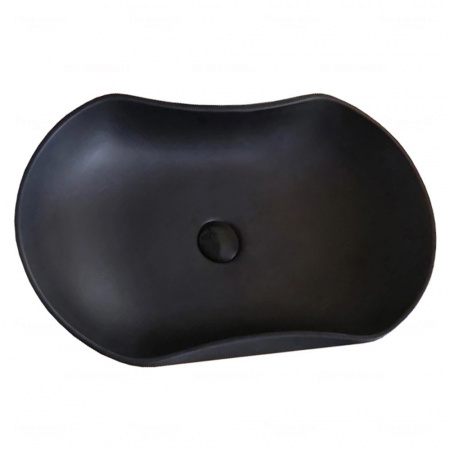 Раковина накладная Feramolli CL680 Oval Onyx, черный