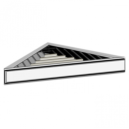 Gessi Eleganza Полочка-решетка угловая для ванны или душа, 46461#031