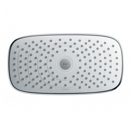 Верхний душ hansgrohe Raindance Select E 300 2jet потолочный, хром 27384000