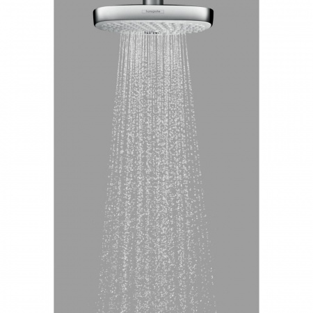 Верхний душ hansgrohe Raindance Select E 300 2jet потолочный, хром 27384000