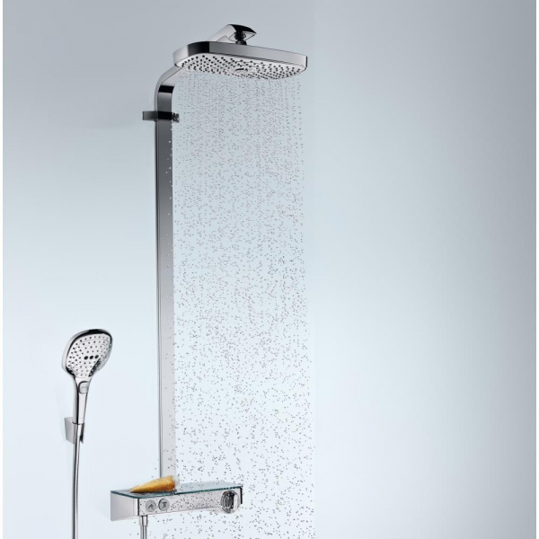 Душевая система hansgrohe Raindance Select E 300 2jet Showerpipe с термостатом, хром 27126000