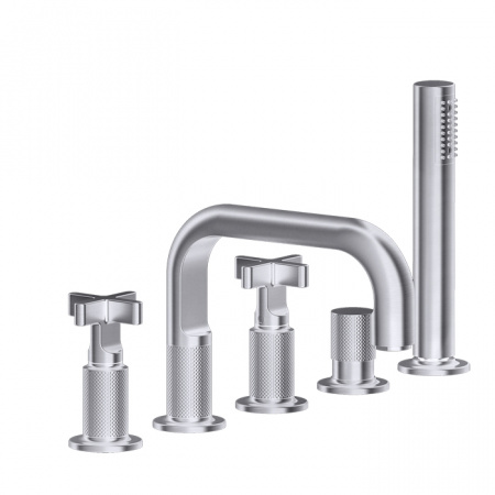 GESSI INCISO Смеситель для ванны на 5 отверстий с изливом, 58140#149