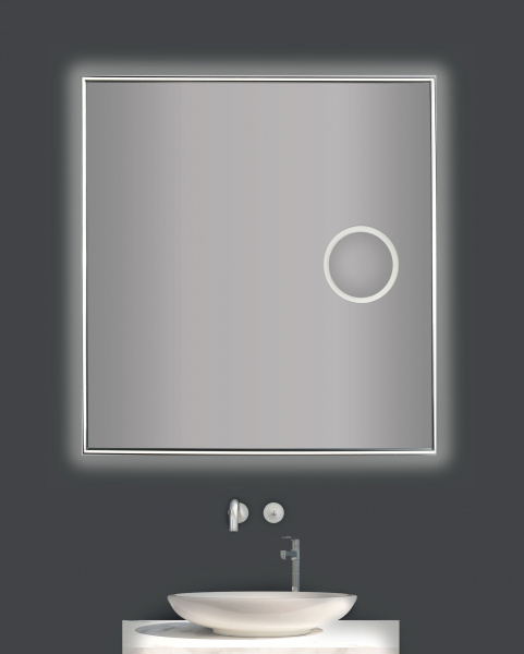 Зеркало со встроенной подсветкой ES-3803 TDF. Размер: 80х80х5