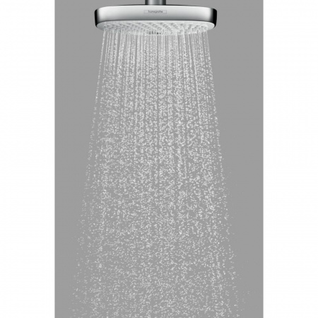 Верхний душ hansgrohe Raindance Select E 300 2jet потолочный, хром 27384000