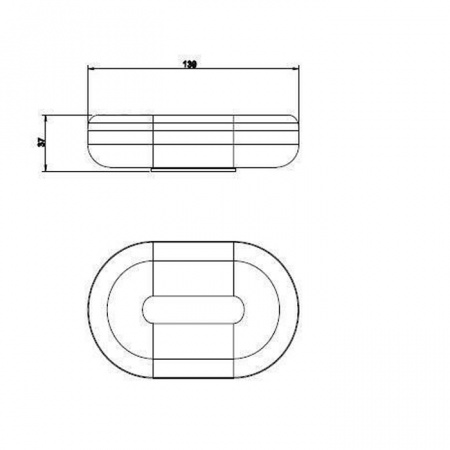 Gessi Goccia Мыльница настольная, 38025#031