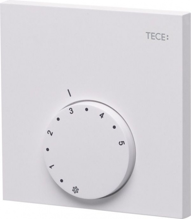 Пластиковый комнатный термостат TECEfloor RT-A, аналоговый, белый