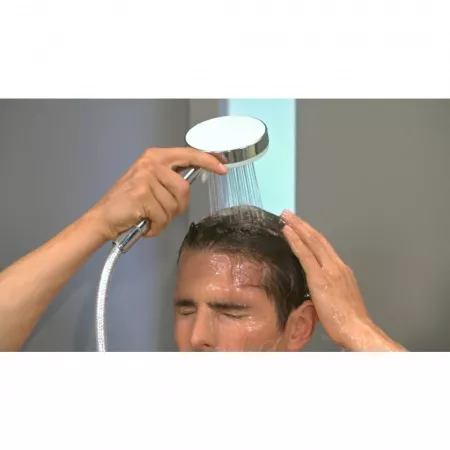 Душевая система hansgrohe Crometta Е 240 1jet Showerpipe с термостатом 27271000