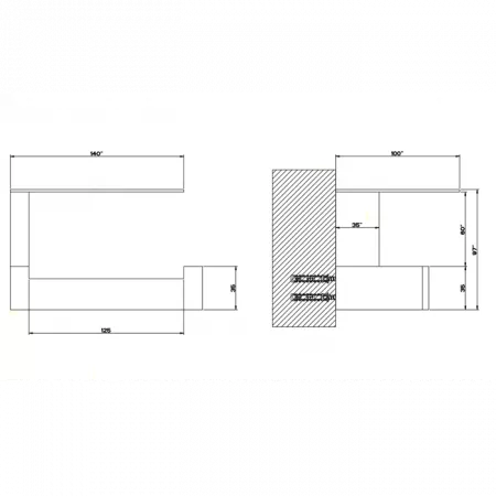 Gessi Rettangolo Держатель для туалетной бумаги с крышкой, 20849#031
