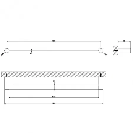 GESSI 316 Полотенцедержатель, 54803#239