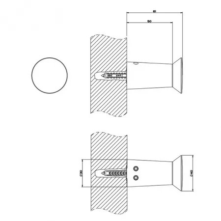 Gessi Cono Крючок, 45521#031