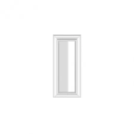 Gessi Eleganza Зеркало настенное 42х90см в белой раме, 46593#520