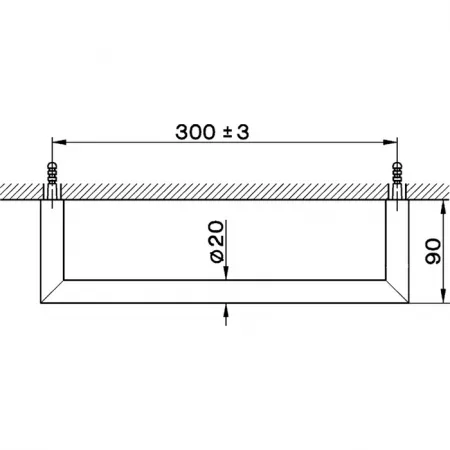 Полотенцедержатель 30 см CISAL System SY09010021