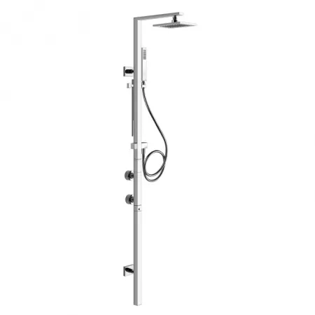 Gessi Rettangolo Термостатический смеситель с верхним душем, 23409#031