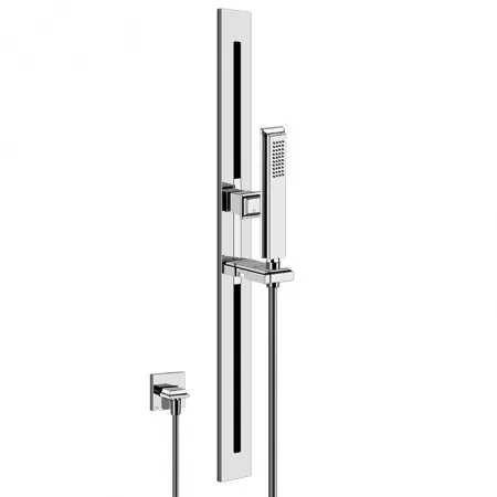 Gessi Eleganza Душевая стойка с ручным душем и выводом воды из стены, 46144#031