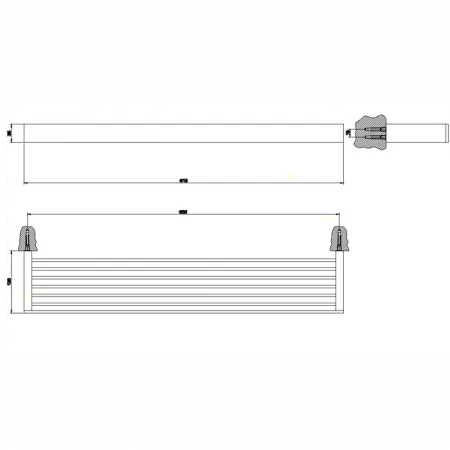 Gessi Rettangolo Полочка 60см, 20949#031