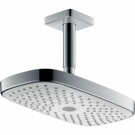 Верхний душ hansgrohe Raindance Select E 300 2jet потолочный, белый/хром 27384400