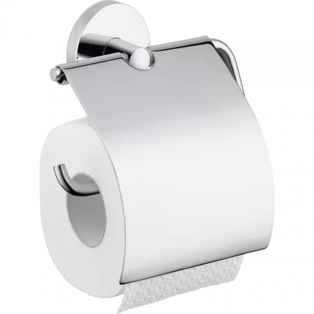 Держатель туалетной бумаги hansgrohe Logis с крышкой 40523000