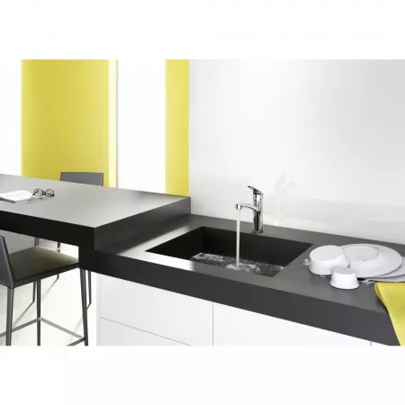 Смеситель hansgrohe Focus для кухонной мойки с поворотным изливом, хром 31806000