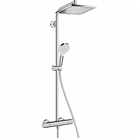 Душевая система hansgrohe Crometta Е 240 1jet Showerpipe с термостатом 27271000