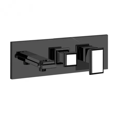 Gessi Eleganza Встраиваемый смеситель для ванны на 2 выхода, 46138#706