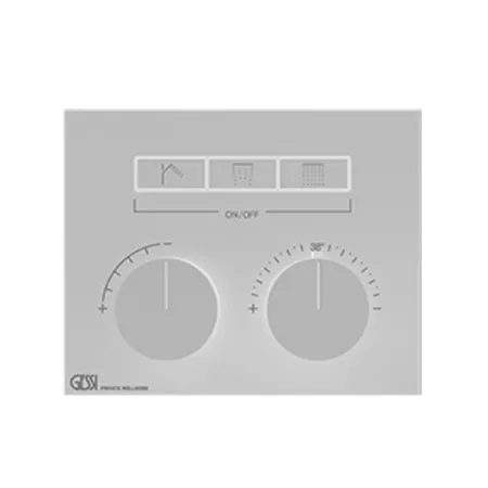 Gessi Hi-Fi Встраиваемые части для термостатического смесителя с кнопками, 63006#279