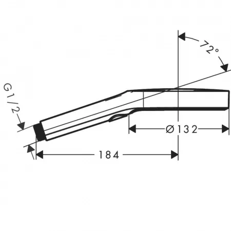 Ручной душ hansgrohe Rainfinity 130 3jet 26864000