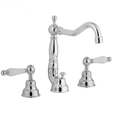 Смеситель для раковины на 3 отверстия с донным клапаном CISAL Arcana Toscana TS00108021