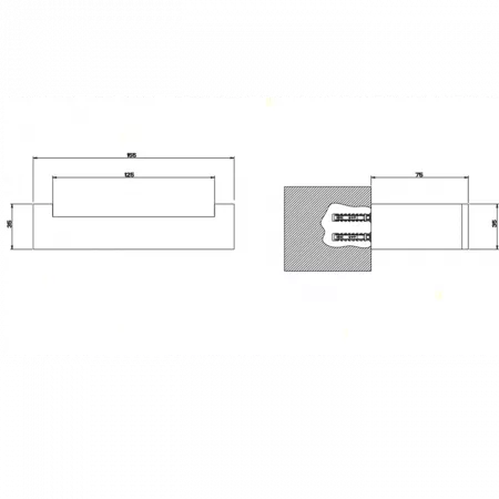 Gessi Rettangolo Держатель для туалетной бумаги вертикальный/горизонтальный, 20855#031