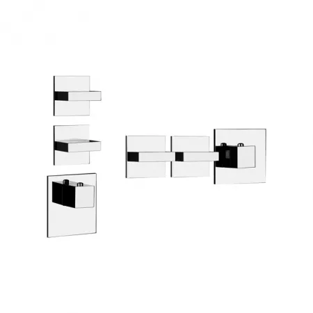 Gessi Rettangolo Встраиваемый термостат, 43214#031