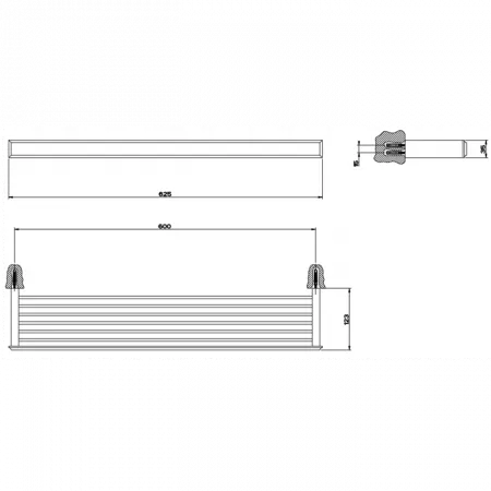 Gessi Eleganza Полочка 60см, 46545#080