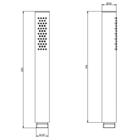 GESSI 316 Душевая лейка с легкой очисткой, 54054#707