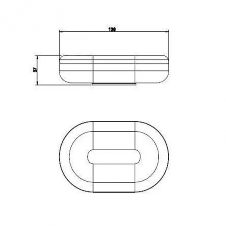 Gessi Goccia Мыльница настольная, 38026#031