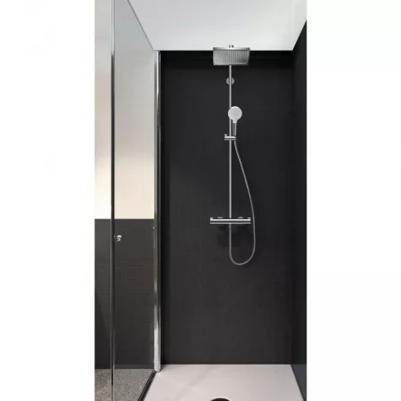 Душевая система hansgrohe Crometta Е 240 1jet Showerpipe с термостатом 27271000