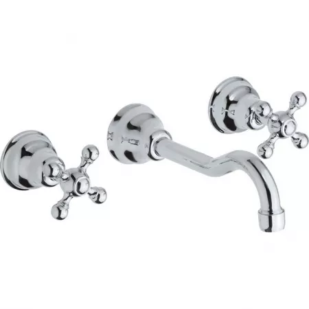 Смеситель для раковины на 3 отверстия из стены CISAL Arcana AC00351021