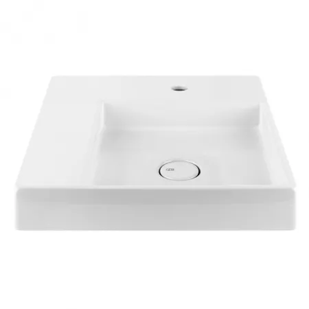 Gessi Rettangolo Раковина подвесная/накладная 45х45см с 1 отв. (разметка на 6 отв.), 37535#516
