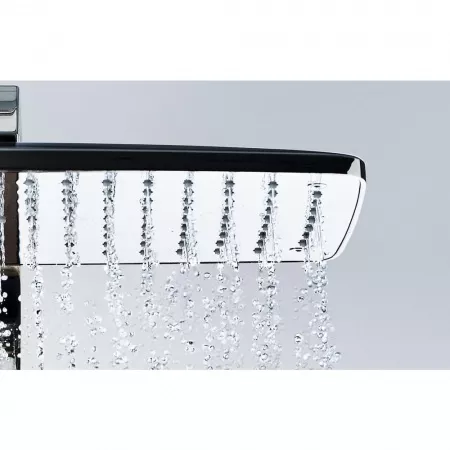 Душевая система hansgrohe Raindance Select E 360 Showerpipe с термостатом, белый/хром 27112400