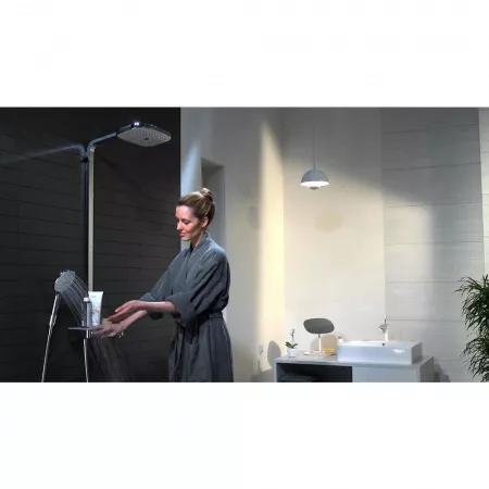 Душевая система hansgrohe Raindance Select E 300 3jet Showerpipe с термостатом, хром 27127000