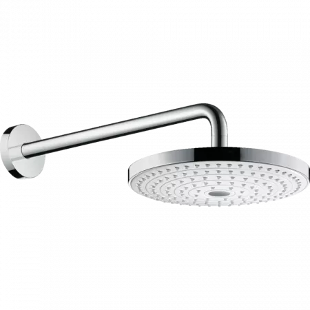 Верхний душ hansgrohe Raindance Select S 240 2jet с держателем 390 мм, белый/хром 26466400