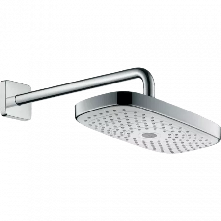 Верхний душ hansgrohe Raindance Select E 300 2jet, белый/хром 27385400