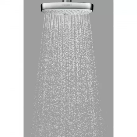 Верхний душ hansgrohe Raindance Select E 300 2jet потолочный, белый/хром 27384400