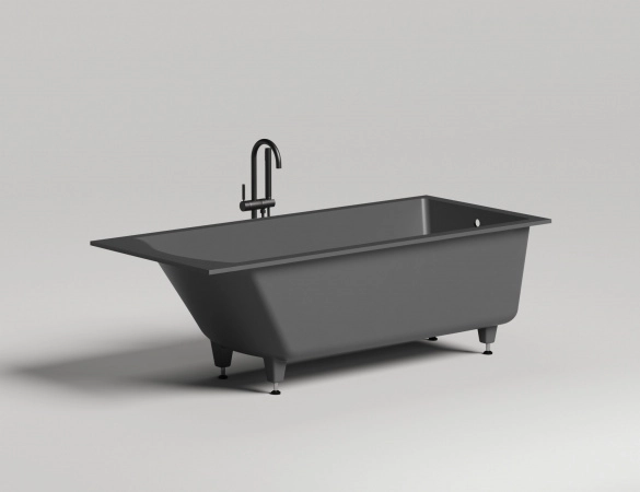 Ванна встраиваемая Salini CASCATA 180x80
покраска по RAL снаружи (S-Stone, мат.)