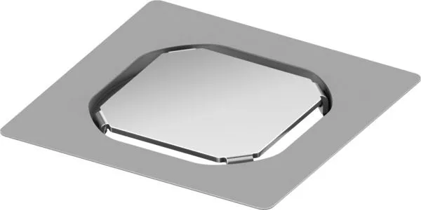 Основа для плитки TECEdrainpoint S, 100 мм, из нержавеющей стали, без рамки, 3660016