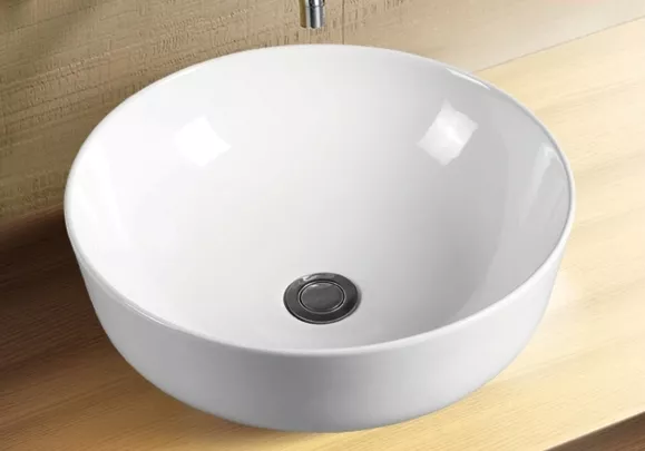 Раковина накладная "IRIOS"  (white). Размер: 615x410x115!